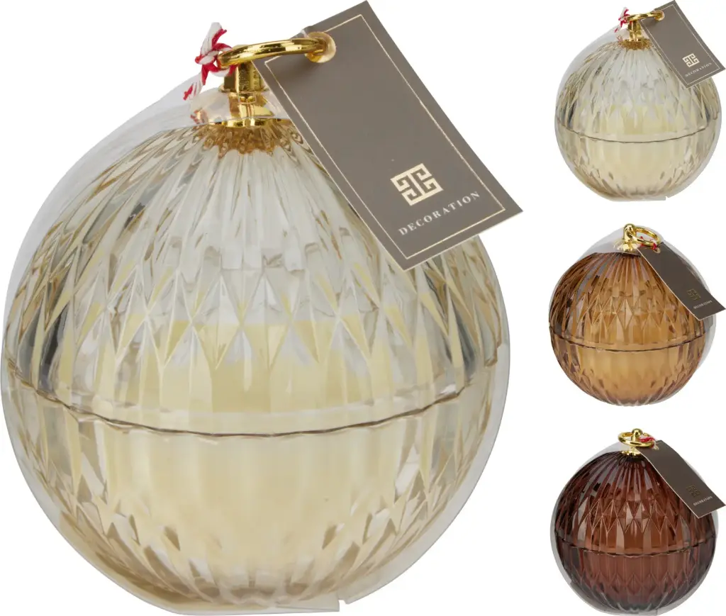 SCENTED CANDLE IN GLASS 12CM