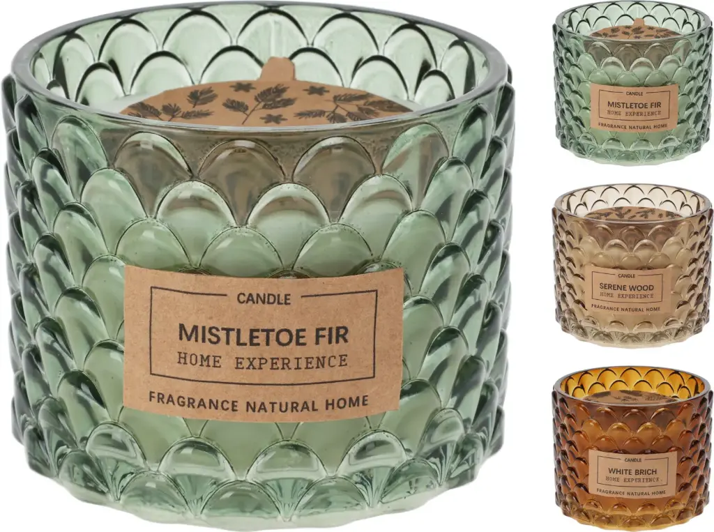 CANDLE SCENTED IN GLASS 3ASS