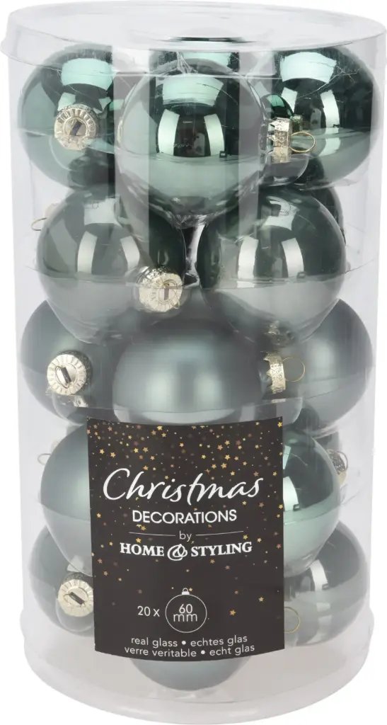 XMAS BALL 60MM S20 GREEN