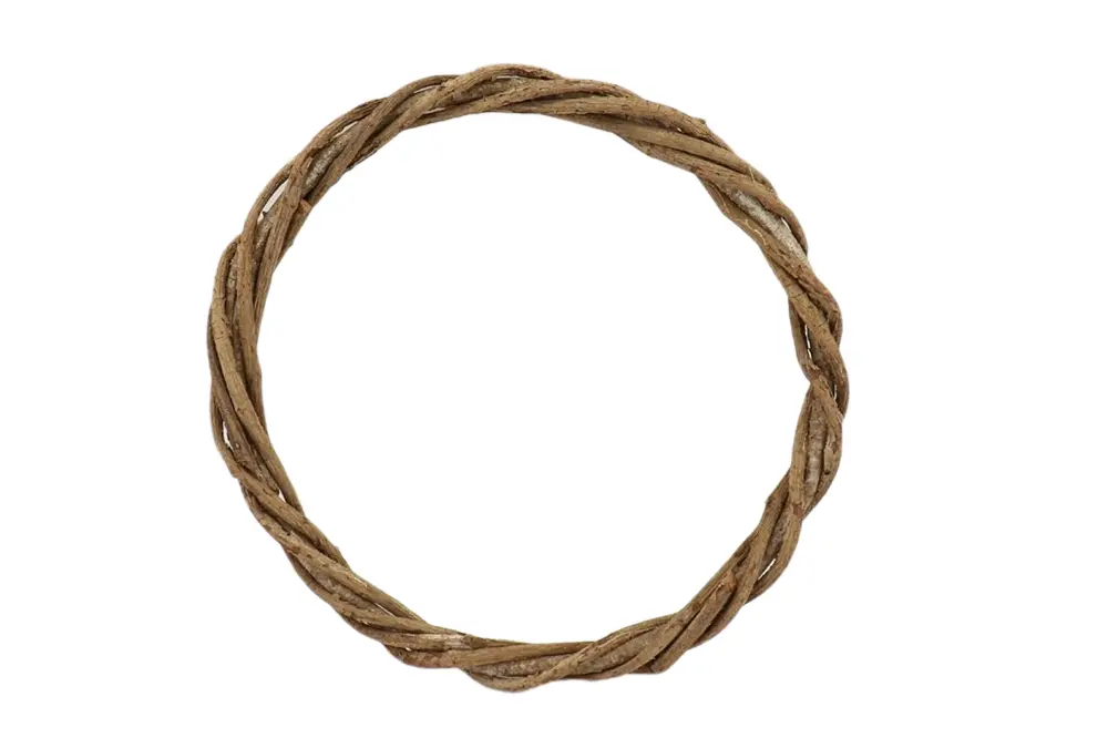 Ring Hanger Twisted Vine H4D35 Natural