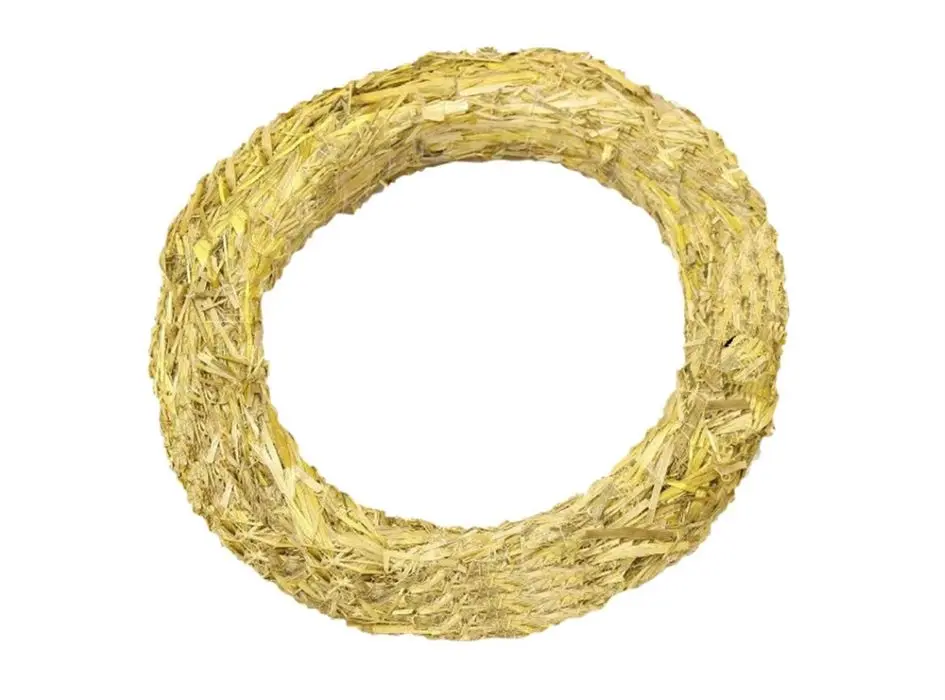 Wreath Straw H5.5D30 Natural