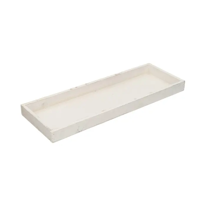 Tray Firmiana L40W14H3 White Wash