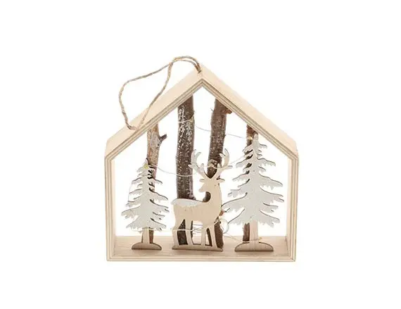 Hanger Deer/Tree Eldra LED L14W4H14 Natural