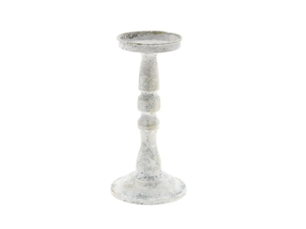 Candleholder Sapri H23.5D11.7 Antiek wit