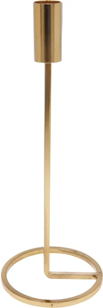CANDLE HOLDER 25CM GOLD