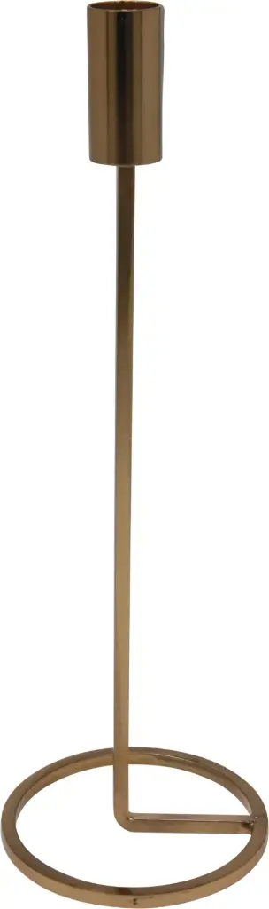 CANDLE HOLDER 31CM GOLD