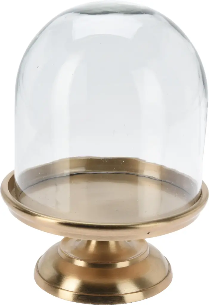 DOME GLASS WITH ALUMINIUM BASE