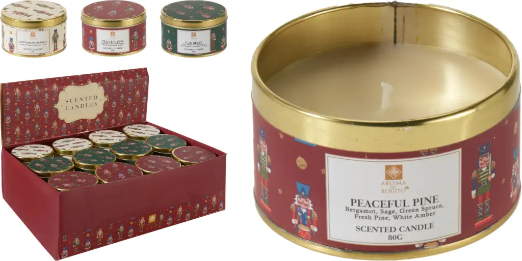 TIN SCENTED CANDLE 7X4CM 3ASS