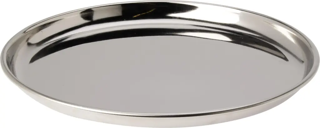 PLATE D28CM SILVER