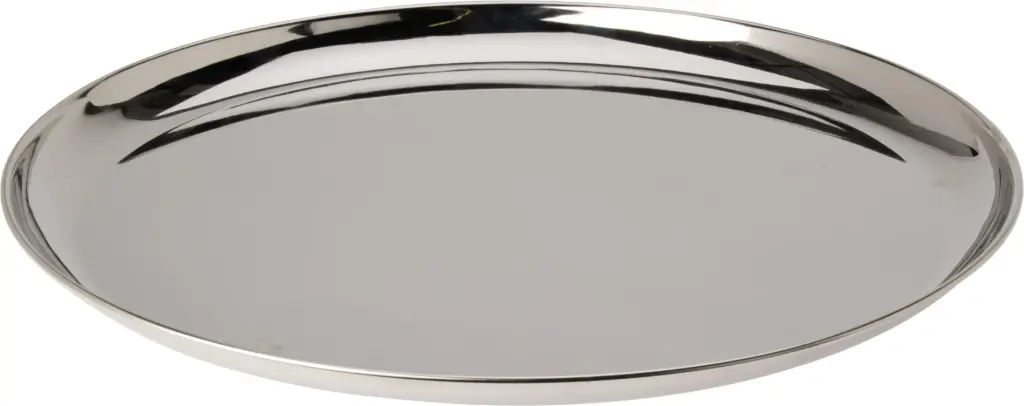 PLATE D39CM SILVER