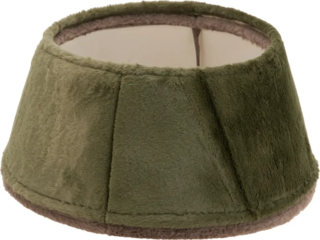 TREE SKIRT 55CM FAUX FUR GREEN