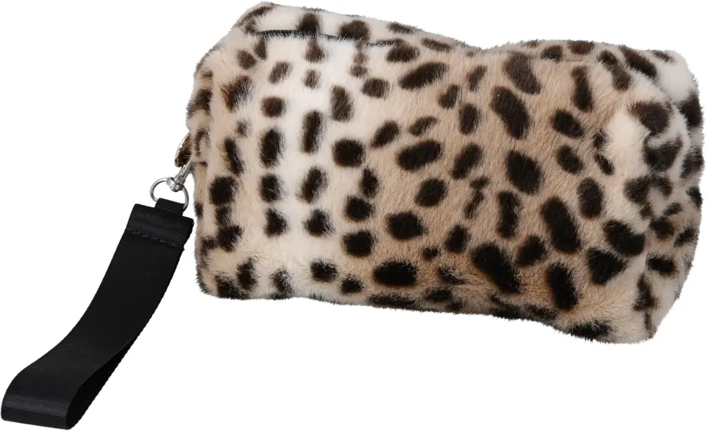 BAG 17X10X6CM BROWN LEOPARD