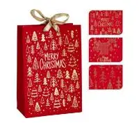 GIFTBAG VELVET 12X16CM 3ASS