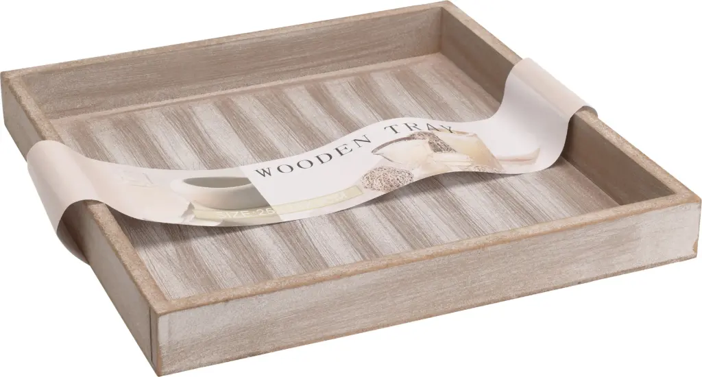 TRAY 25X25CM GREY WASH