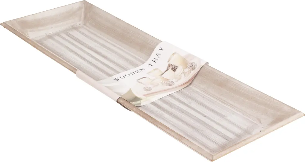 TRAY 60X20CM GREY WASH