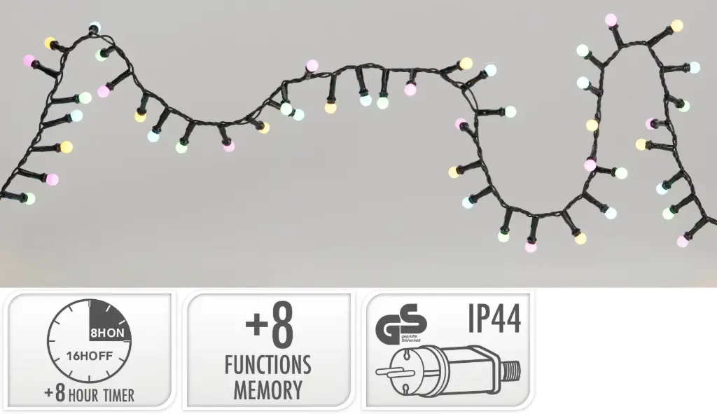 BERRY SNAKE LIGHTS 250LED