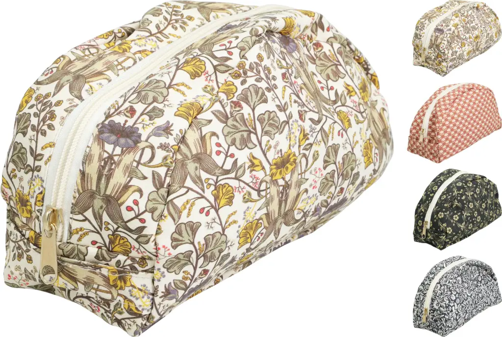 TOILETRY BAG ROUND 23CM 4ASS