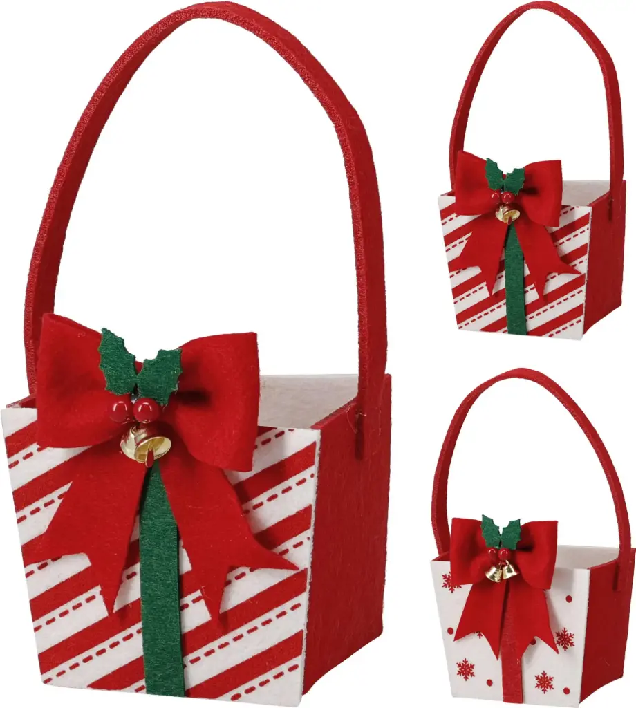 GIFTBOX BAG 13CM 2ASS DESIGN