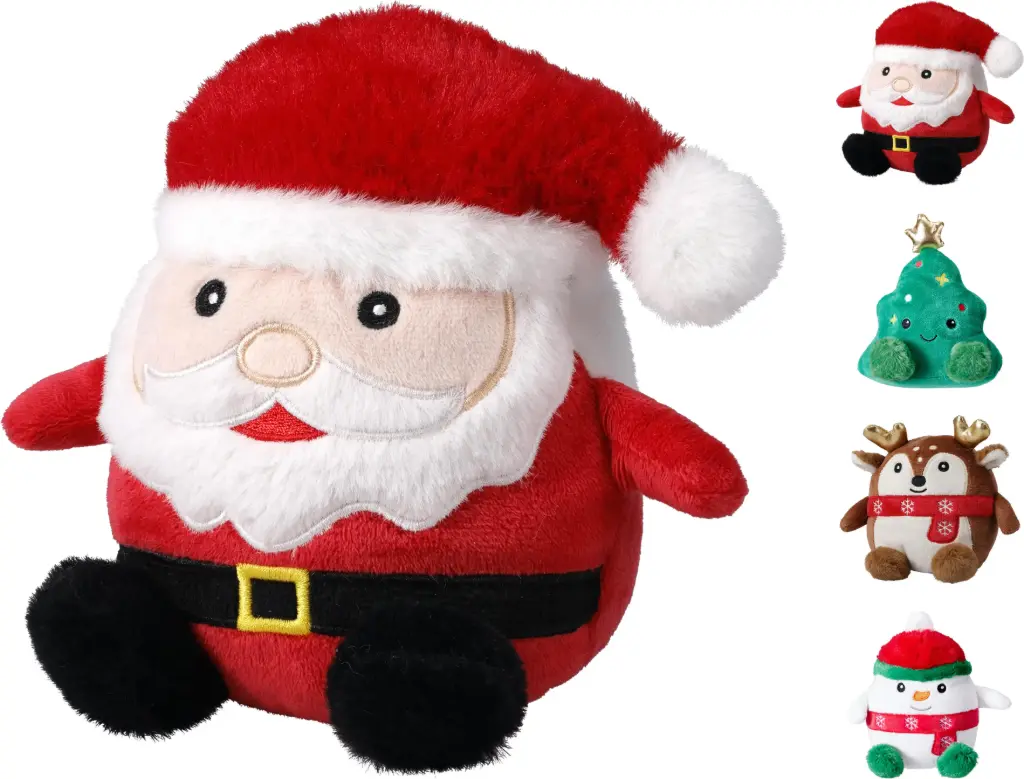 ANIMAL PLUSH KERST 4ASS DESIGN