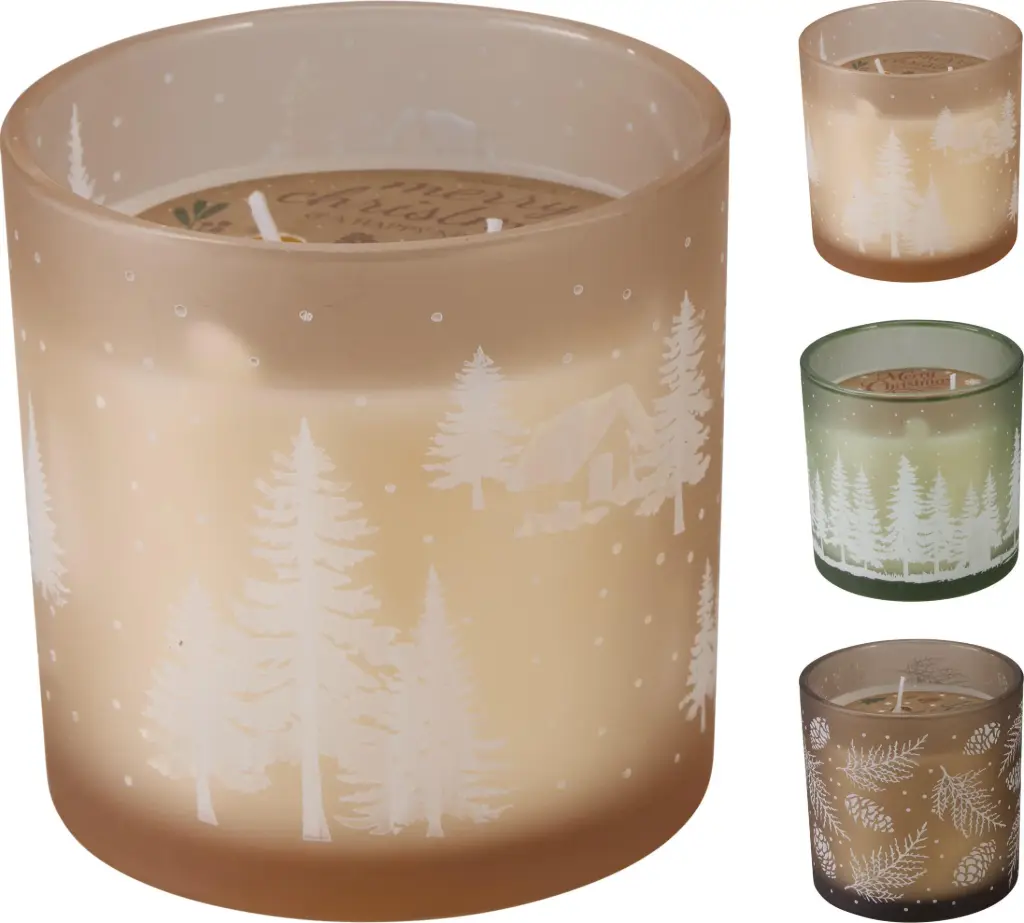 SCENTED CANDLE IN GLASS 10CM