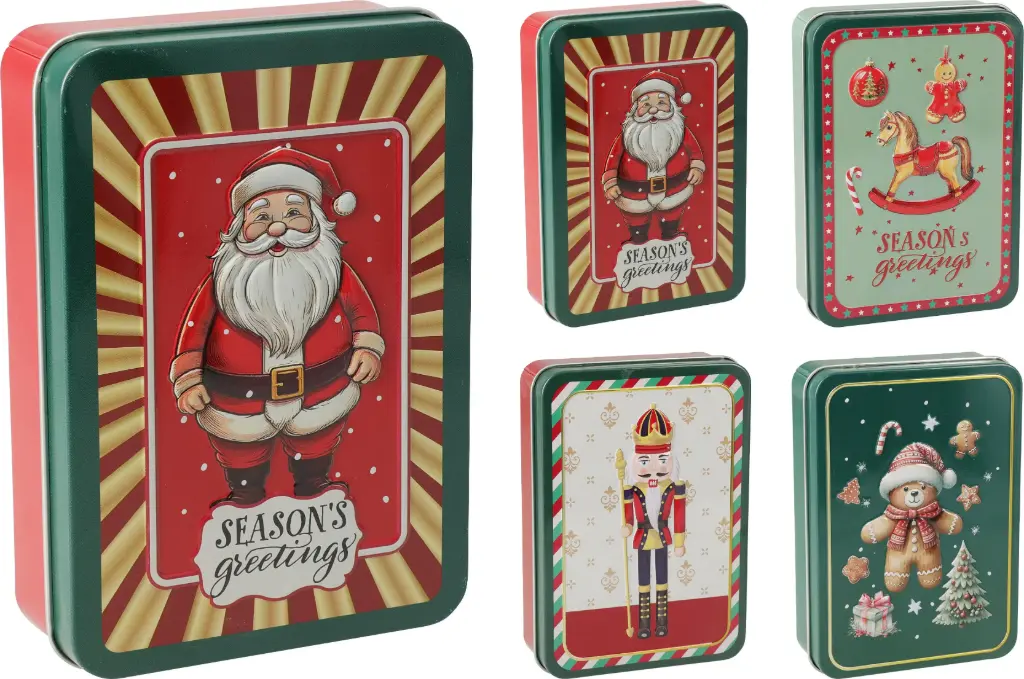 STORAGE TIN 134X95X37MM 4ASS X