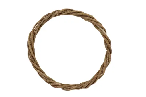 [632001044] Ring Hanger Twisted Vine H4D35 Natural