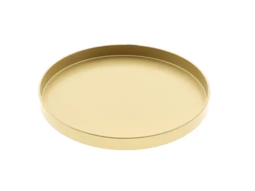 [862670035] Plate Melam H2D22 Gold