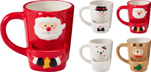 [170499430] MUG XMAS 15X9X10CM 3ASS