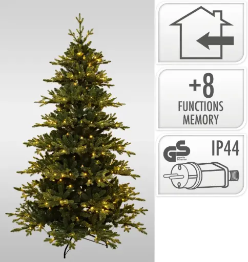 [766300190] XMAS TREE 210CM WITH LED