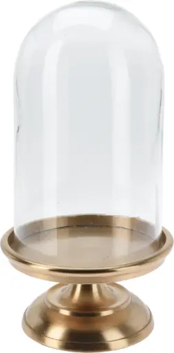 [A67102100] DOME GLASS WITH ALUMINIUM BASE