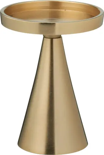 [A67102260] CANDLE HOLDER 13CM GOLD