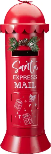 [AAE448510] MAILBOX DIA 19X53CM RED CLR