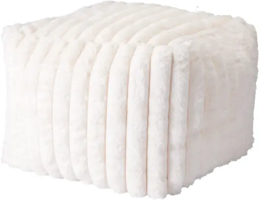 [AAE825810] FOOT STOOL 38X38X28CM BEIGE
