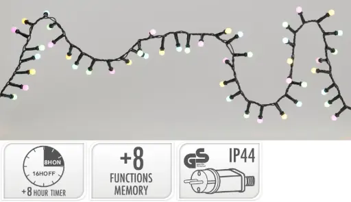 [AGL001400] BERRY SNAKE LIGHTS 250LED