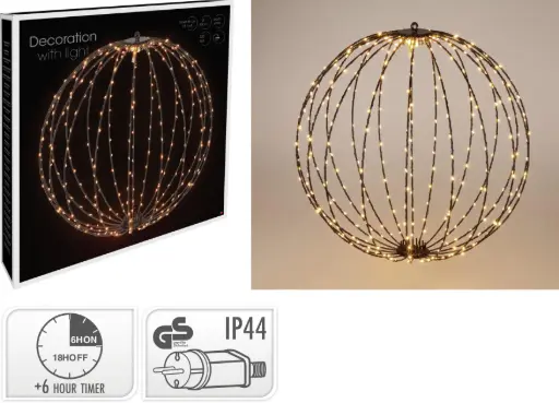 [AMZ141320] BALL 50CM 320LED WARM WHITE
