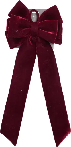[AWR416960] BOW 72CM 2 LAYERS BURGUNDY