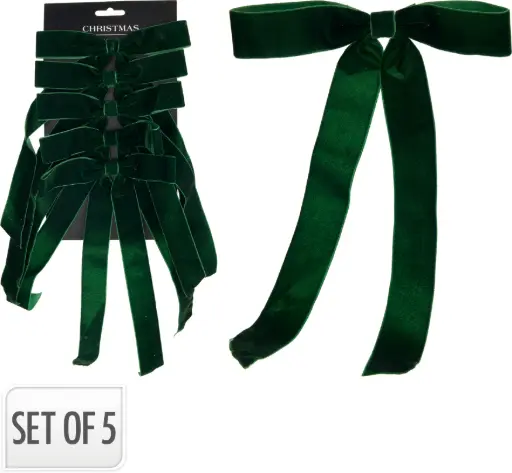 [AWR417020] BOW 5SET 29CM GREEN