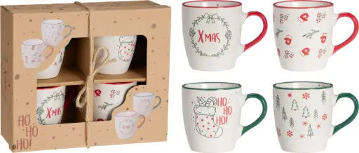 [Q75600890] MUG STONEWARE 200ML 4ASS DESIG