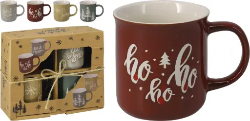 [Q75602040] MUG STONEWARE SET OF 4PIECES