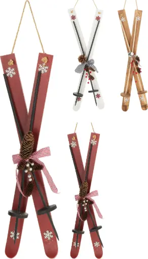 [YZB011810] SKIS 60X16X5CM 3ASS CLR