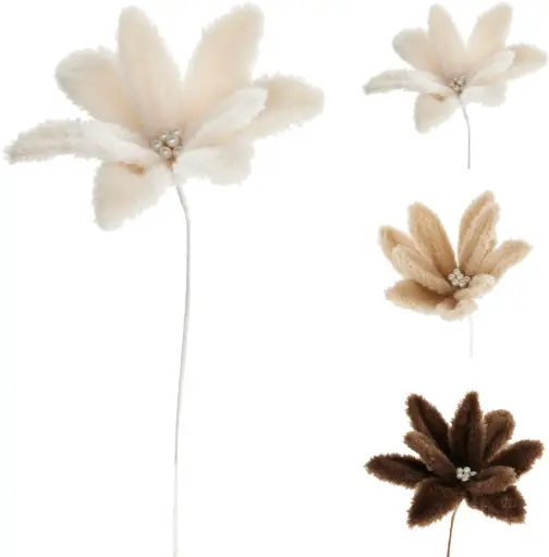 [YZB012010] FLOWER TEDDY 22CM 3ASS CLR